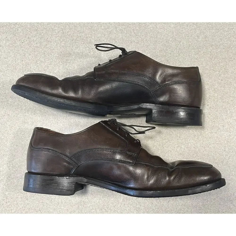 Allen Edmonds Montgomery Brown Moc Toe Lace Up Blucher Men’s Size 9.5 -Preppy